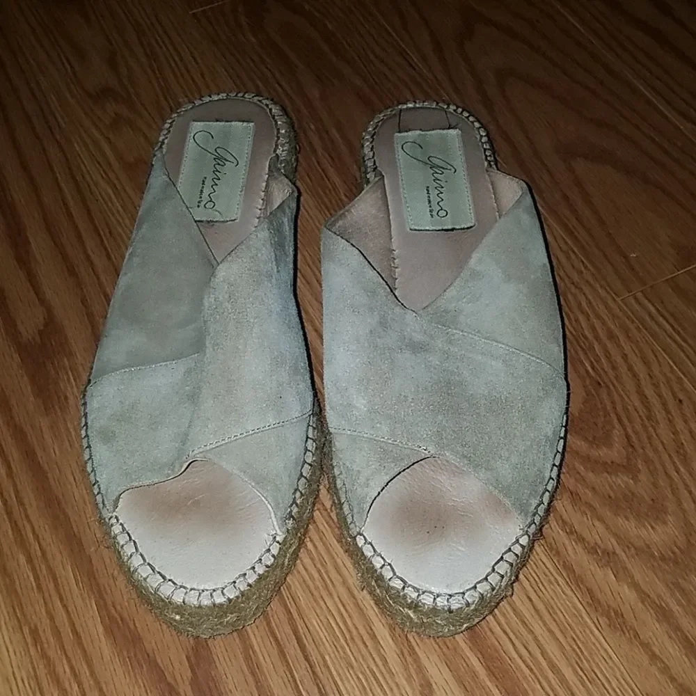 Gaimo Rolling Espadrilles mules made in Spain Sz 9.5